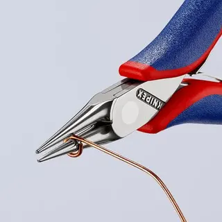Elektronikgreifzange Gesamt-L.115mm rundspitze Backen Form 3