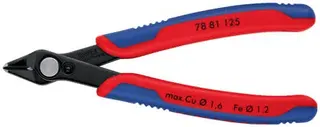 Elektronikseitenschneider Super-Knips® L.125mm Form 8 Facette ja,kl.brün.