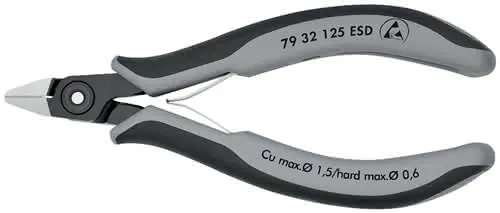 Präzisionselektronikseitenschneider L.125mm Form 3 Facette ja,sehr kl. ESD