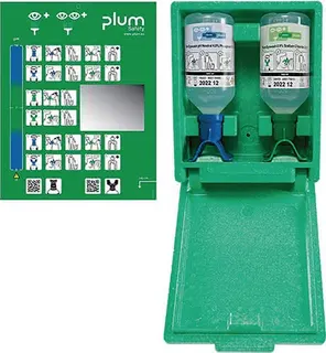 Augennotfallstation DUO 1x0,5l pH Neutra l DUO,1x0,5l Augenspüllösung DUO PLUM – Bild 2