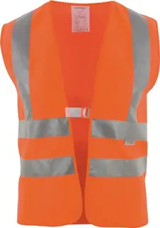 Warnweste Gr.univ.orange m.Schulterrefle xstreifen EN 20471 Kl.2 ASATEX