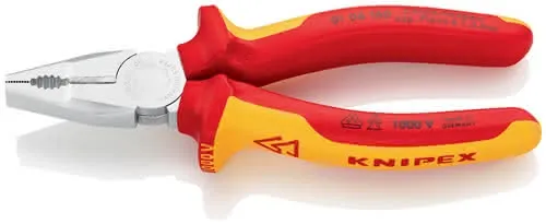 Kombizange L.160mm verchr.Mehrkomp.-Hüllen VDE KNIPEX