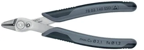 Elektronikseitenschneider Super-Knips® L.140mm Facette nein pol.KNIPEX