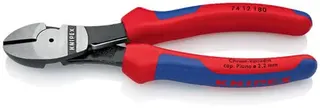 Kraftseitenschneider L.180mm pol.Form 1 Mehrkomp.-Hülle KNIPEX