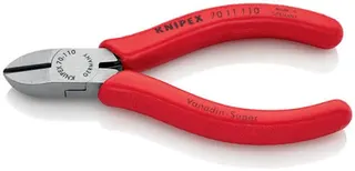 Seitenschneider L.110mm Kopf pol.Ku.-Überzug max.1,2mm KNIPEX