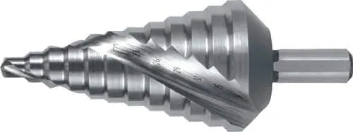 Stufenbohrer Bohrber.6-38mm HSS Spiralnut Z.2 Stufen 12 RUKO