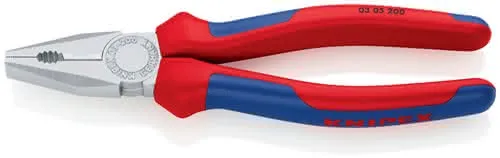 Kombizange L.200mm verchr.Mehrkomp.-Hülle KNIPEX