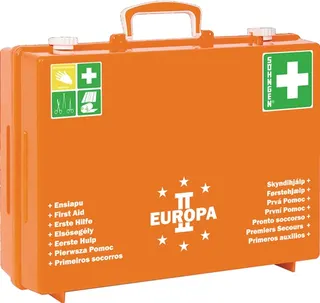 Erste Hilfe Koffer EUROPA II B400xH300xT 150ca.mm orange SÖHNGEN – Bild 2