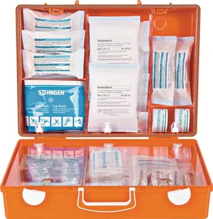 Erste Hilfe Koffer EUROPA II B400xH300xT 150ca.mm orange SÖHNGEN – Bild 4