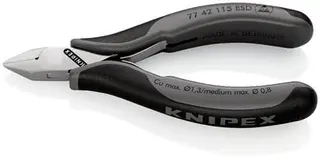 Elektronikseitenschneider L.115mm Form 4 Facette nein spiegelpol.KNIPEX