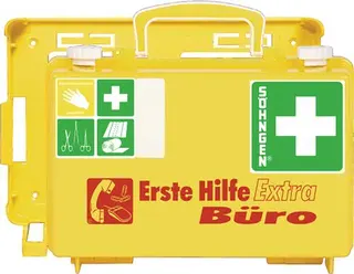 Erste Hilfe Koffer Extra Büro B260xH170x T110ca.mm leuchtgelb SÖHNGEN