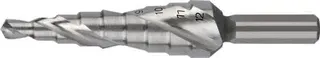 Stufenbohrer Bohrber.4-12mm HSS-Co Spiralnut Z.2 Stufen 9 RUKO