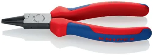 Rundzange L.160mm Kopf pol.Mehrkomp.-Hüllen KNIPEX