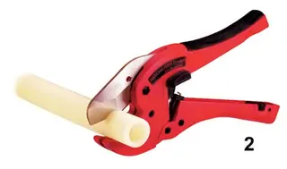 Kunststoffschere ROCUT® TC 42 Prof.0-42mm PP/PE/PB/PEX/PVDF