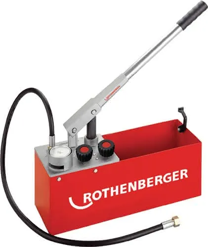 Prüfpumpe RP 50 0-60bar R 1/2 Zoll Saugvolumen p.Hub ca.45 ml Stahl