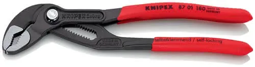Wasserpumpenzange Cobra® L.180mm Spann-W.36mm pol.Ku.-Überzug KNIPEX