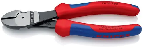 Kraftseitenschneider L.180mm pol.Form 0 2K-Hülle KNIPEX