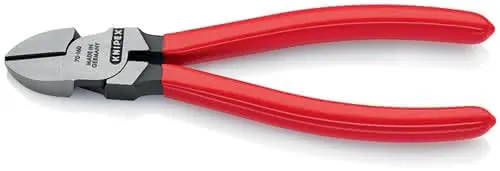 Seitenschneider L.160mm Kopf pol.Ku.-Überzug KNIPEX