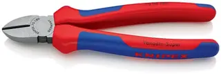 Seitenschneider L.180mm Kopf pol.Mehrkomp.-Hüllen max.2,5mm KNIPEX