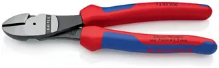 Kraftseitenschneider L.200mm pol.Form 0 2K-Hülle KNIPEX