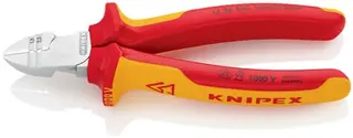 Abisolierseitenschneider L.160mm Mehrkomp.-Hüllen KNIPEX