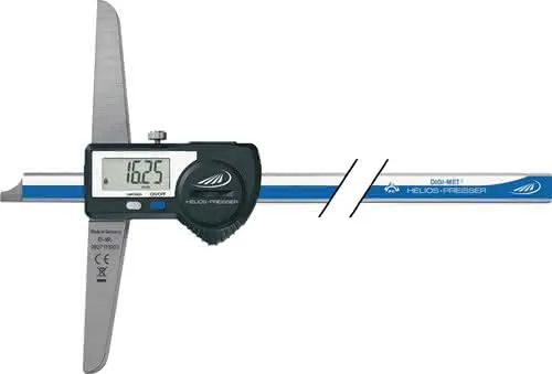 Tiefenmessschieber DIN 862 DIGI-MET IP67 300mm D.ausg.ger.Schiene H.PREISSER