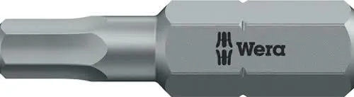 Bit 840/1 Z 1/4 Zoll 6,0mm L.25mm zähhart,HEX-Plus WERA