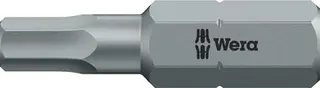 Bit 840/1 Z 1/4 Zoll 5,0mm L.25mm zähhart,HEX-Plus WERA