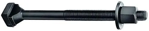 T-Nutenschraube DIN 787 T-Nut 14mm M12 L.100mm Güte 10.9 m.Mutter u.Scheibe AMF