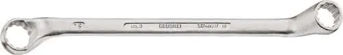 Doppelringschlüssel 2 8x10mm 182mm tief gekr.GEDORE