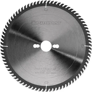 Präzisionskreissägeblatt AD 250mm Z.80 WZ Bohrung 30mm Schnitt-B.3,2mm HM