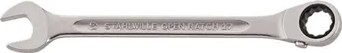 Maulringratschenschlüssel OPEN-RATCH 17 SW 13mm L.182mm umschaltbar,Rings.15Grad