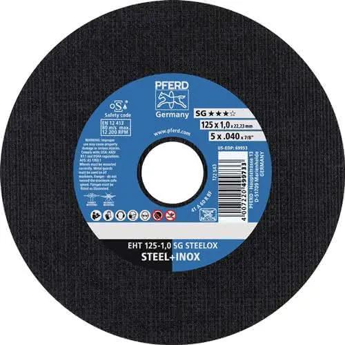 Trennscheibe SG STEELOX D230x1,9mm ger.INOX Bohr.22,23mm PFERD