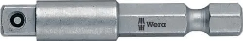 Adapter 870/4 Antriebssechskant 1/4 Zoll Abtriebs-4-KT.1/4 Zoll L.50mm WERA