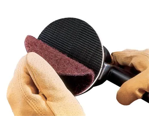 Schleifvliesscheibe Scotch Brite™ SC-DH D.115mm very fine blau m.Zentrierung 3M