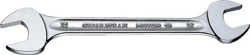 Doppelmaulschlüssel MOTOR 10 7x8mm L.140mm verchr.STAHLWILLE