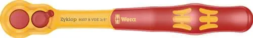 Hebelumsch.kn.8007 B VDE 3/8 Zoll 80 Z.VDE isol.WERA