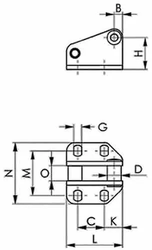 Gegenhalter Nr.6847G Gr.5 verz.AMF