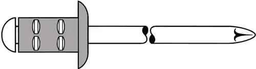 Blindniet PolyGrip® Nietschaft dxl 4,0x10,0mm Alu/Stahl 100 St.GESIPA