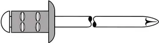 Blindniet PolyGrip® Nietschaft dxl 4,8x10,0mm Alu/Stahl 50 St.GESIPA