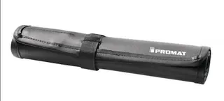 Ringmaulschlüsselsatz 12tlg.SW 6-22mm Form A CV-Stahl in Rolltasche PROMAT