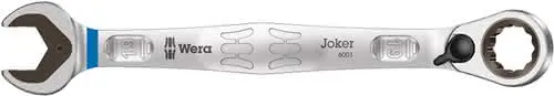 Maulringratschenschlüssel Joker SW 19mm L.246mm umschaltbar,Rings.15Grad WERA