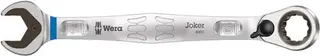 Maulringratschenschlüssel Joker SW 19mm L.246mm umschaltbar,Rings.15Grad WERA