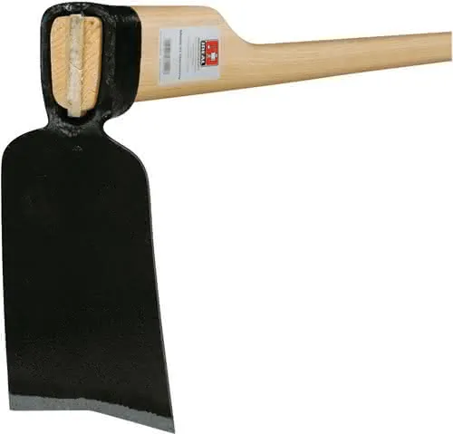 Rheinische Hacke Blattmaß 185x85x110mm geschmiedet,m.Eschenstiel G.700g IDEAL