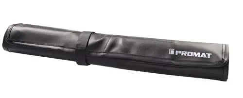 Ringmaulschlüsselsatz 22tlg.SW 6-36mm Form A CV-Stahl in Rolltasche PROMAT