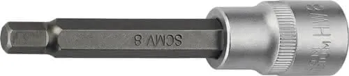 Steckschlüsseleinsatz 1/2 Zoll Innen-6-kant SW 10mm L.100mm PROMAT