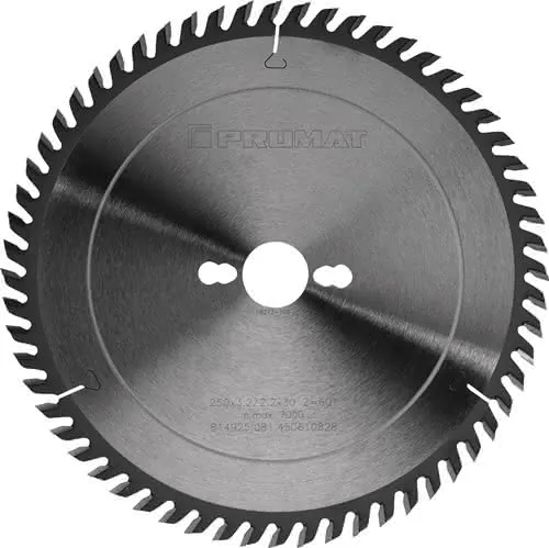 Präzisionskreissägeblatt AD 250mm Z.60 WZ Bohrung 30mm Schnitt-B.3,2mm HM