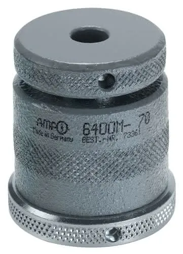 Schraubbock Nr.6400M Gr.80 m.flacher Auflage u.Magnetfuß H.60-80mm AMF
