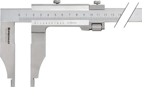 Werkstattmessschieber DIN862 800mm Schnabel-L.150mm PROMAT