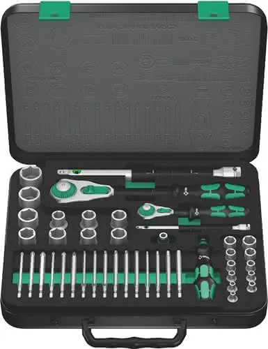 Steckschlüsselsatz 8100 SA/SC 2 Zyklop 43-tlg.1/4+1/2 Zoll SW 4-24mm
